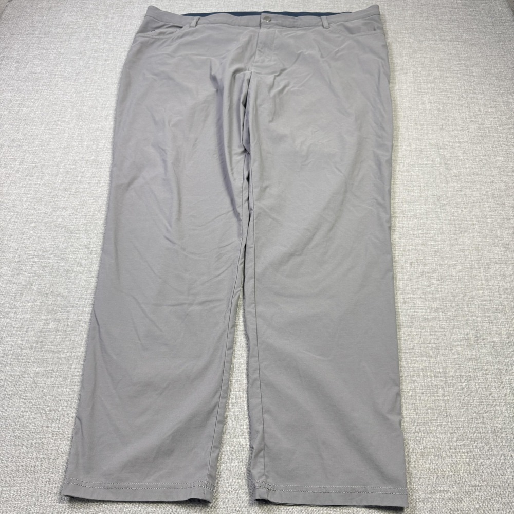 Adidas Golf‎ Pants Mens 42x31 Gray Primegreen Nylon Stretch Straight Performance